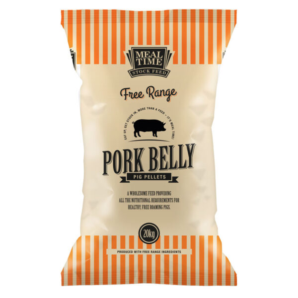 Meal Time Free Range Pork Belly Pig Pellets