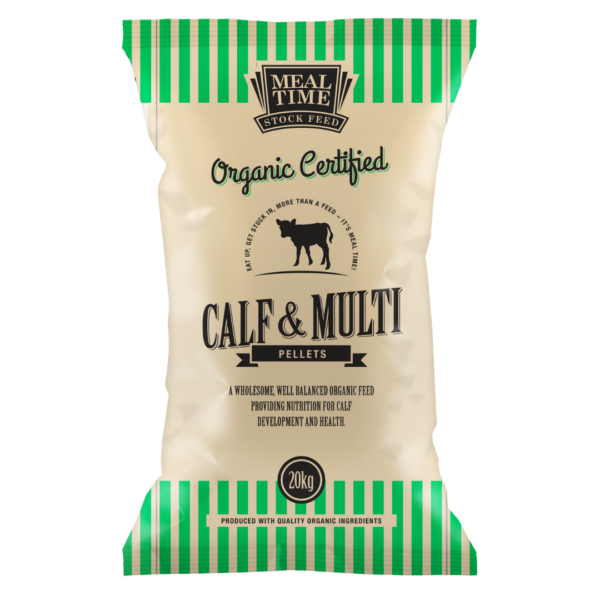 Meal Time Organic Certified Calf & Multi Pellets