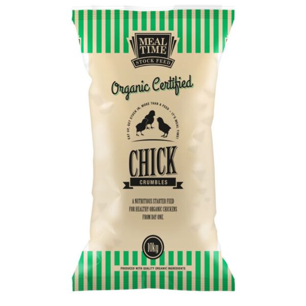 Meal Time Organic Certified Chick Crumbles 10 Kg