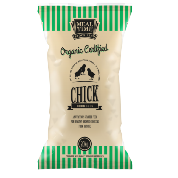 Meal Time Organic Certified Chick Crumbles 20Kg