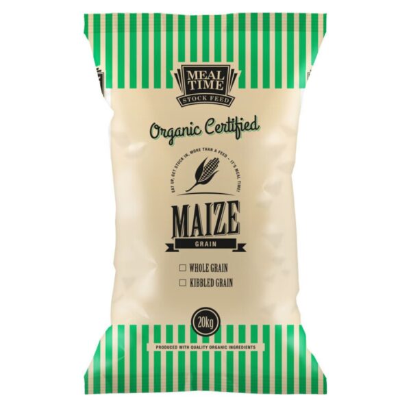 Organic Certified Kibbled Maize Grain