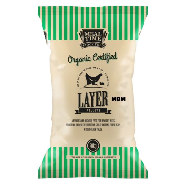 Meal Time Organic Certified Layer MBM Pellets - Poultry Feed