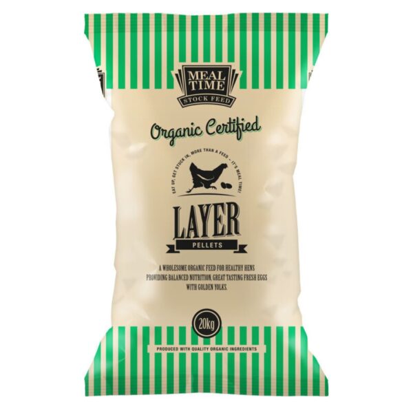 Meal Time Organic Certified Layer Pellets