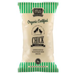 Meal Time Organic Certified Chick Crumbles 10 Kg - Poultry Feed